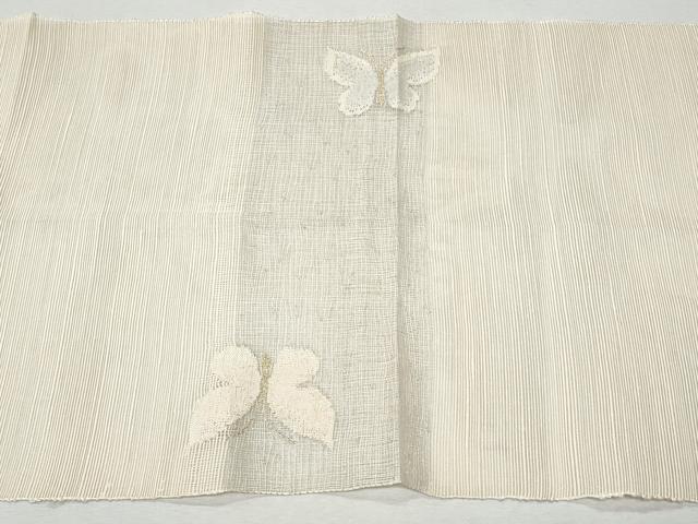 平和屋着物＊夏物 八寸名古屋帯 舞蝶文 金銀糸 正絹 逸品 CAAW6929fb