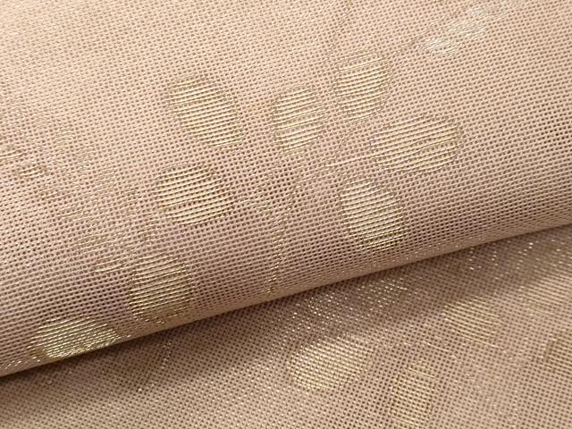 平和屋着物＊夏物 六通柄袋帯 枝葉文 金銀糸 正絹 逸品 CAAW6931fb