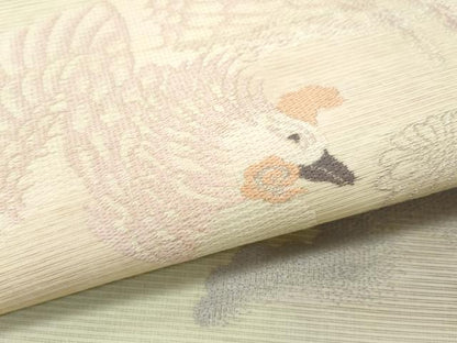 平和屋着物＊夏物 アンティーク 大正ロマン 丸帯 鳳凰 正絹 逸品 CAAW6933fb