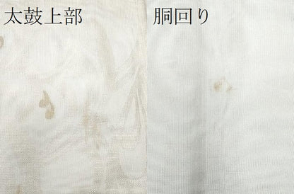 平和屋着物＊夏物 六通柄京袋帯 立波文 金糸 CAAW6939fb