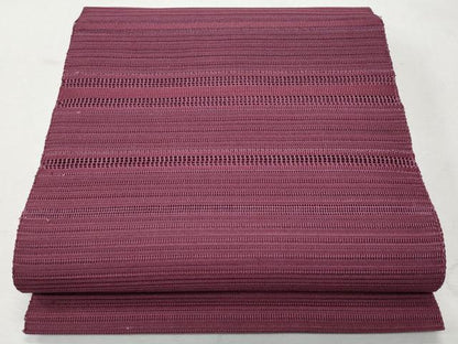 平和屋着物＊夏物　八寸名古屋帯　絽綴れ　横段文　正絹　逸品　CAAW6940fb