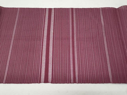 平和屋着物＊夏物　八寸名古屋帯　絽綴れ　横段文　正絹　逸品　CAAW6940fb