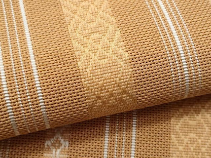 平和屋着物＊夏物 本場筑前博多織 八寸名古屋帯 紗献上 狐色 正絹 逸品 CAAW6943fb
