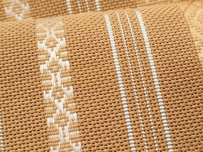 平和屋着物＊夏物 本場筑前博多織 八寸名古屋帯 紗献上 狐色 正絹 逸品 CAAW6943fb