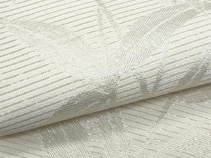 平和屋着物＊夏物 六通柄袋帯 枝葉文 銀糸 正絹 逸品 CAAW6950fb
