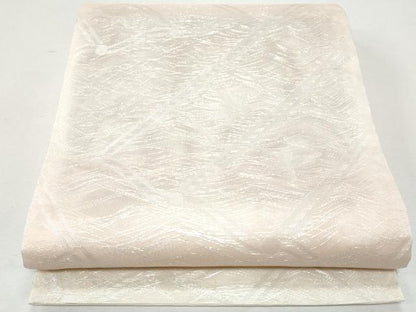 平和屋着物＊夏物 六通柄袋帯 瓦楓文 銀糸 正絹 逸品 CAAW6954fb
