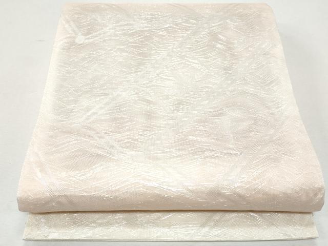 平和屋着物＊夏物 六通柄袋帯 瓦楓文 銀糸 正絹 逸品 CAAW6954fb