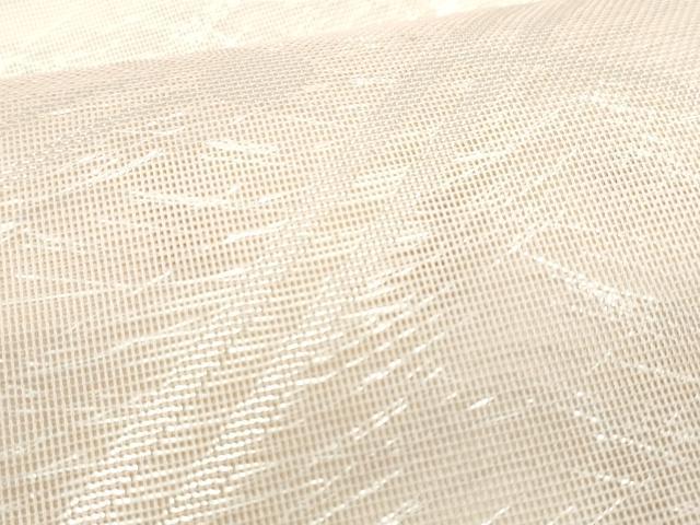 平和屋着物＊夏物 六通柄袋帯 瓦楓文 銀糸 正絹 逸品 CAAW6954fb