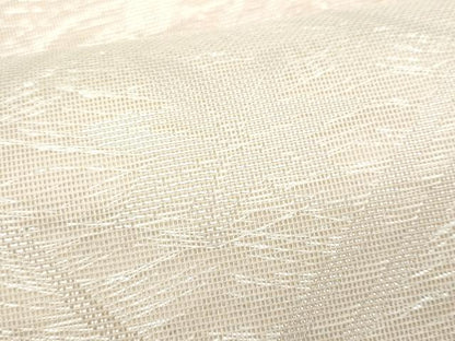 平和屋着物＊夏物 六通柄袋帯 瓦楓文 銀糸 正絹 逸品 CAAW6954fb