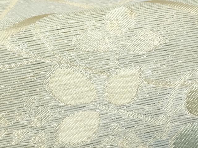 平和屋着物＊夏物 六通柄袋帯 枝葉文 金糸 正絹 逸品 CAAW6957fb