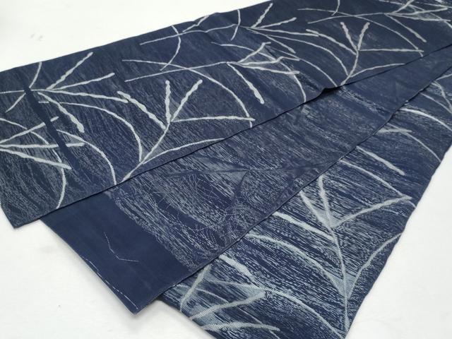 平和屋着物＊夏物 全通柄袋帯 草葉文 正絹 逸品 CAAW6961fb