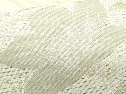 平和屋着物＊夏物 六通柄袋帯 流水草花文 金銀糸 正絹 逸品 CAAW6968fb
