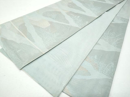 平和屋着物＊夏物 六通柄袋帯 草花文 金銀糸 正絹 逸品 CAAW6971fb