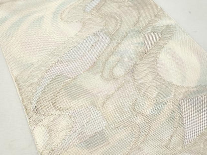 平和屋着物＊夏物 六通柄袋帯 流水文 金銀糸 正絹 逸品 未使用 CAAW6974fb