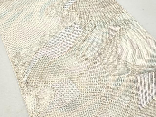 平和屋着物＊夏物 六通柄袋帯 流水文 金銀糸 正絹 逸品 未使用 CAAW6974fb