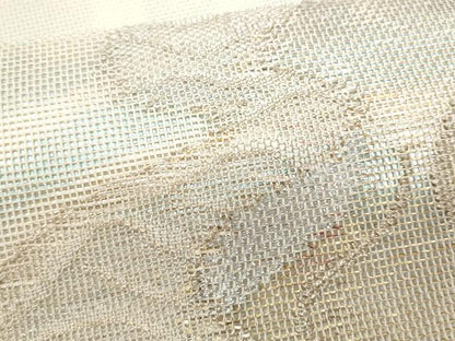 平和屋着物＊夏物 六通柄袋帯 流水文 金銀糸 正絹 逸品 未使用 CAAW6974fb