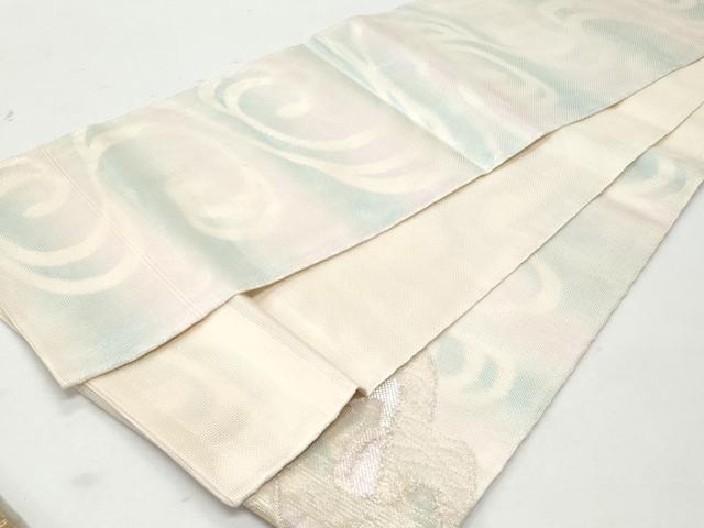 平和屋着物＊夏物 六通柄袋帯 流水文 金銀糸 正絹 逸品 未使用 CAAW6974fb