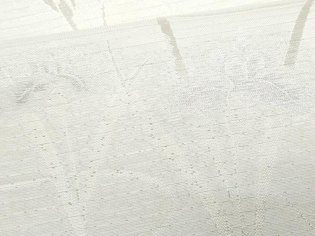 平和屋着物＊夏物　六通柄袋帯　杜若　銀糸　未使用　CAAW6975fb