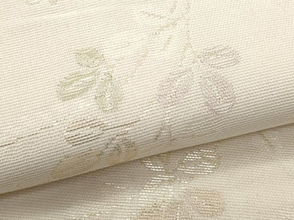 平和屋着物＊夏物 六通柄袋帯 萩 金糸 正絹 逸品 CAAW6977fb