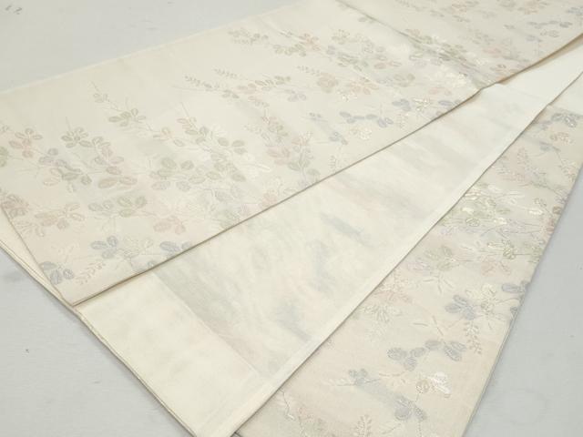 平和屋着物＊夏物 六通柄袋帯 萩 金糸 正絹 逸品 CAAW6977fb