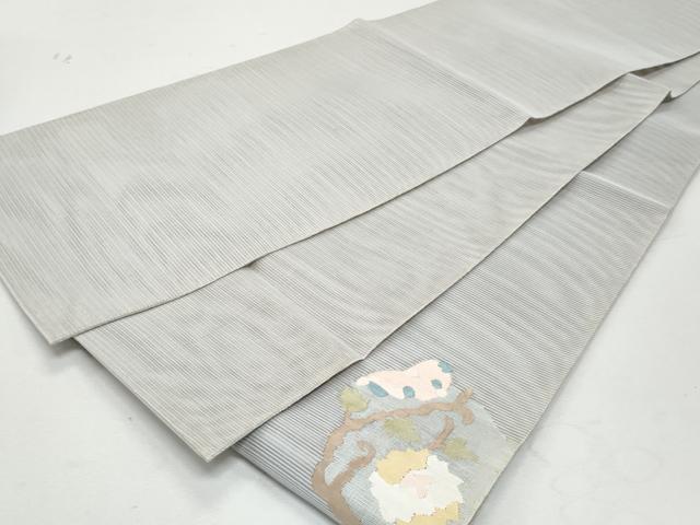 平和屋着物＊夏物 太鼓柄袋帯 絽綴れ 花唐草文 正絹 逸品 CAAW6979fb