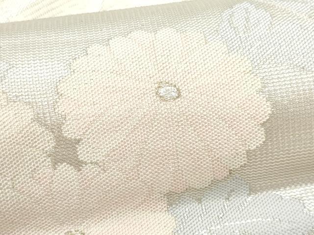 平和屋着物＊夏物 六通柄袋帯 流水花丸文 金銀糸 正絹 逸品 CAAW6981fb