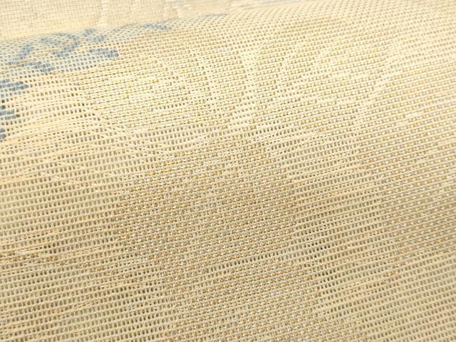 平和屋着物＊夏物 全通柄袋帯 蔦の葉文 金糸 正絹 逸品 CAAW6983fb