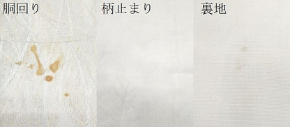 平和屋着物＊夏物 六通柄袋帯 芝草文 金糸 正絹 逸品 CAAW6988fb