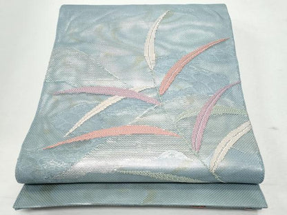 平和屋着物＊夏物 太鼓柄袋帯 枝葉文 正絹 逸品 CAAW7000fb