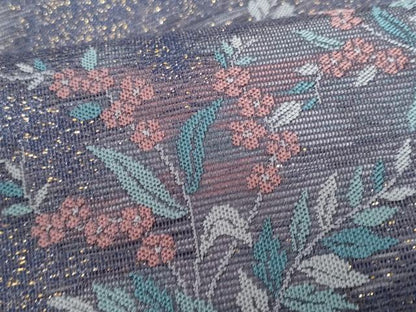 平和屋着物＊夏物 六通柄袋帯 花の万国博 金糸 正絹 逸品 未使用 CAAW7001fb