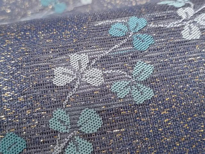 平和屋着物＊夏物 六通柄袋帯 花の万国博 金糸 正絹 逸品 未使用 CAAW7001fb