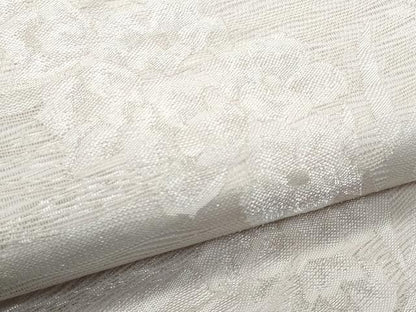 平和屋着物＊夏物 六通柄袋帯 枝花文 銀糸 正絹 逸品 CAAW7004fb