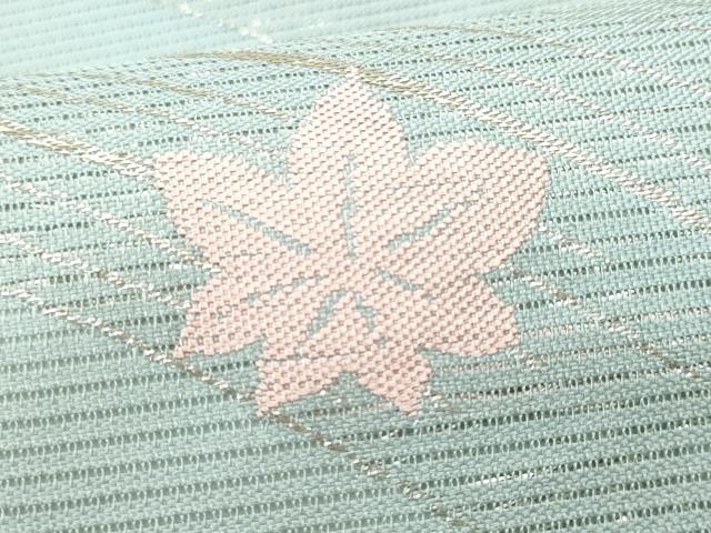 平和屋着物＊夏物 六通柄袋帯 楓 金糸 正絹 逸品 CAAW7008fb