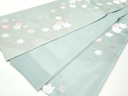 平和屋着物＊夏物 六通柄袋帯 楓 金糸 正絹 逸品 CAAW7008fb