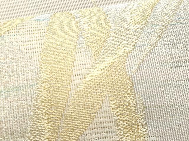 平和屋着物＊夏物 六通柄袋帯 抽象文 金銀糸 正絹 逸品 CAAW7010fb