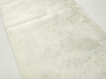 平和屋着物＊夏物 六通柄袋帯 草花文 金銀糸 正絹 逸品 CAAW7015fb