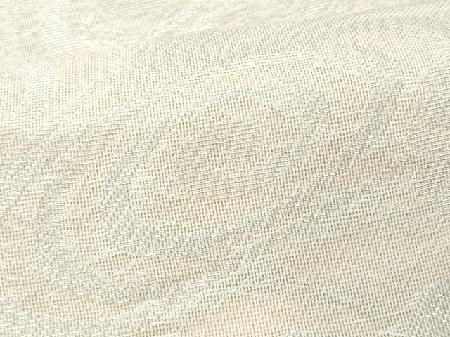 平和屋着物＊夏物 六通柄袋帯 流水菊文 銀糸 正絹 逸品 CAAW7016fb