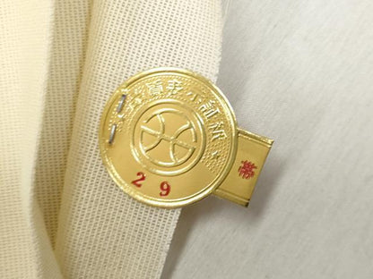 平和屋着物＊夏物　西陣　まいづる謹製　六通柄袋帯　萩文　金糸　証紙付き　正絹　逸品　未使用　CAAW7017fb