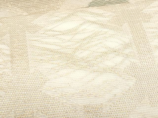 平和屋着物＊夏物 全通柄袋帯 椿 金糸 正絹 逸品 CAAW7019fb