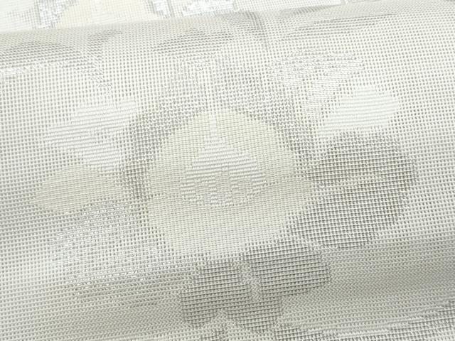 平和屋着物＊夏物 六通柄袋帯 花唐草文 銀糸 CAAW7024fb