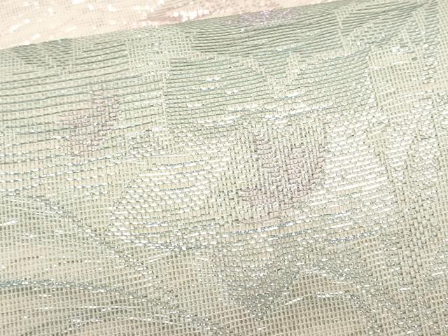 平和屋着物＊夏物 六通柄袋帯 桔梗 銀糸 正絹 逸品 CAAW7029fb