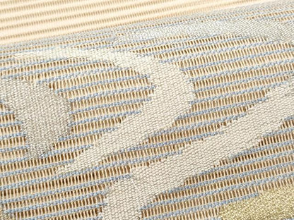平和屋着物＊夏物 つけ帯 絽綴れ 流水籬文 金銀糸 正絹 逸品 CAAW7034fb