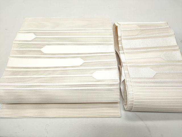 平和屋着物＊夏物 つけ帯 絽綴れ 横段文 正絹 逸品 CAAW7038fb