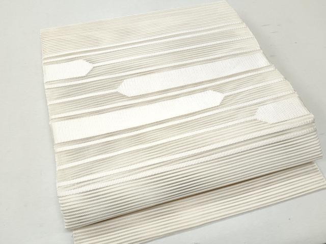 平和屋着物＊夏物 つけ帯 絽綴れ 横段文 正絹 逸品 CAAW7038fb