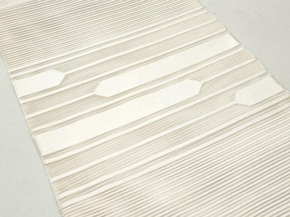 平和屋着物＊夏物 つけ帯 絽綴れ 横段文 正絹 逸品 CAAW7038fb