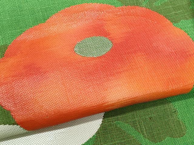 平和屋着物＊夏物 つけ帯 万寿菊 銀糸 麻 逸品 CAAW7039fb