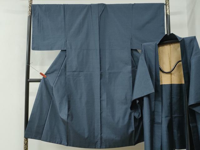 平和屋着物●男性 本場大島紬 アンサンブル 吉祥文 正絹 逸品 CAAW7201yc