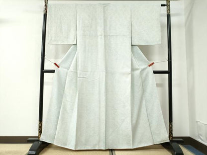 平和屋着物●大変加工の良い総絞り小紋　正絹　逸品　CAAW7240yc