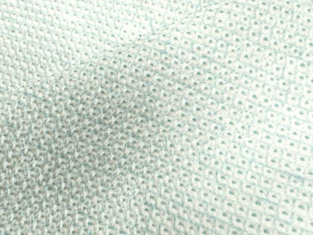 平和屋着物●大変加工の良い総絞り小紋　正絹　逸品　CAAW7240yc