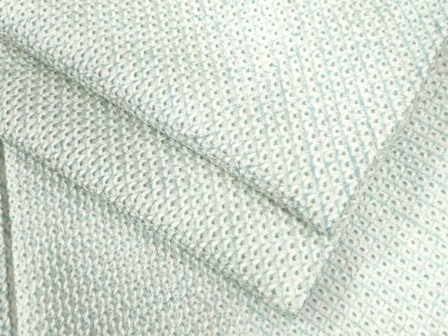 平和屋着物●大変加工の良い総絞り小紋　正絹　逸品　CAAW7240yc
